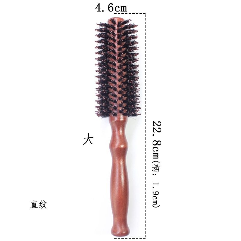 YMP Curling comb - Boar bristle, #: L Straight