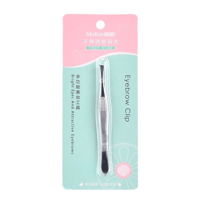 Malian Stainless Steel Flat Oblique Eyebrow Clip: C5斜口 多型号 66051