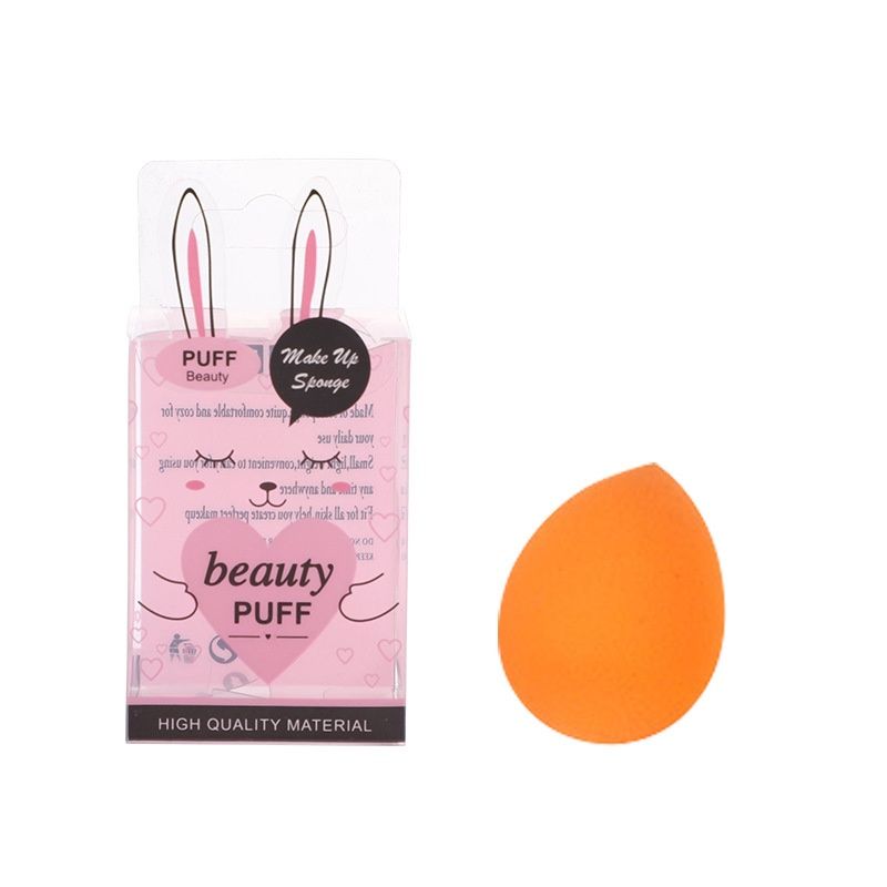 YS 6221491 Beauty sponge: with box, water droplets: mixed colors 91246