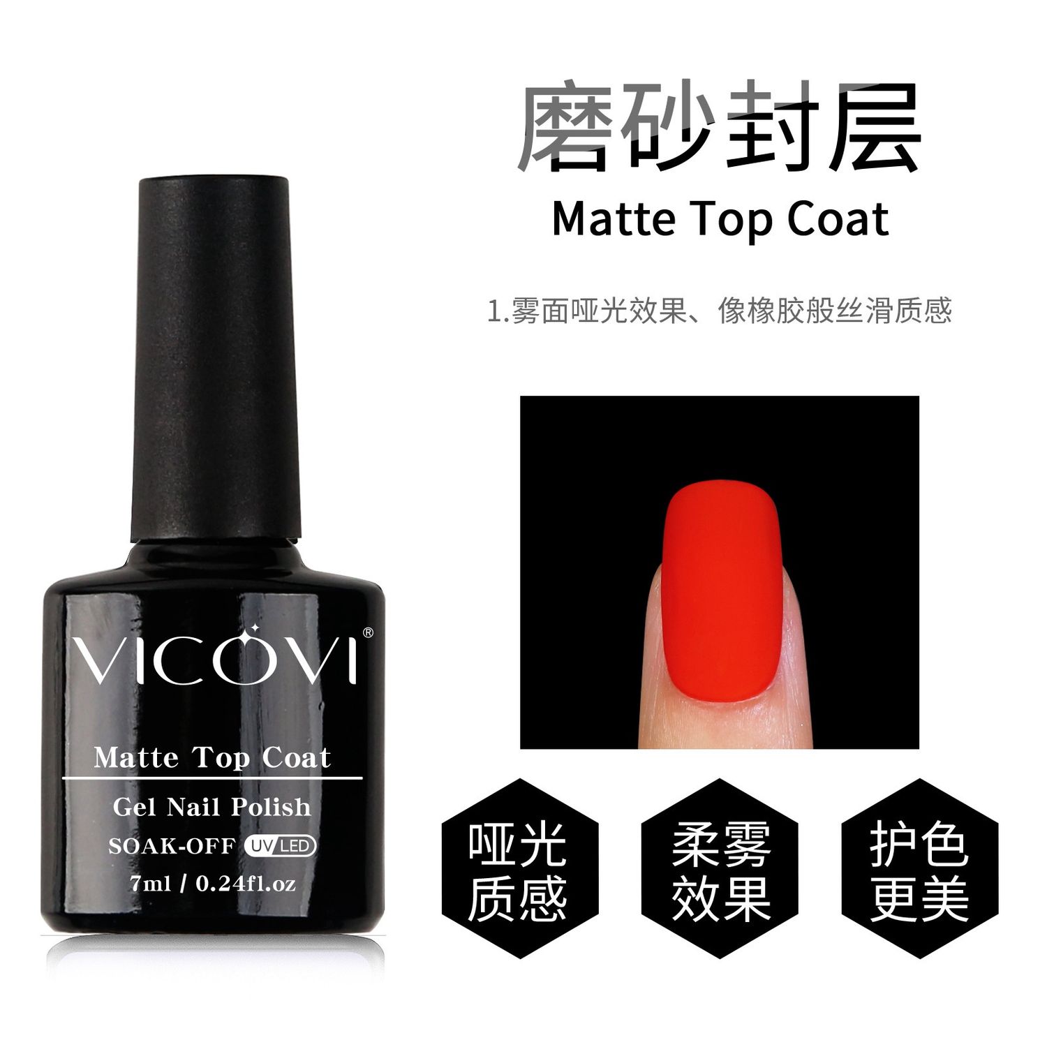 97153 vcv Matte Top Coat Gel