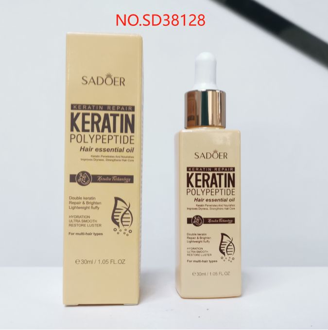 SADOER Keratin Peptide Smooth and Shiny Hair Care Essential Oil 30ml
