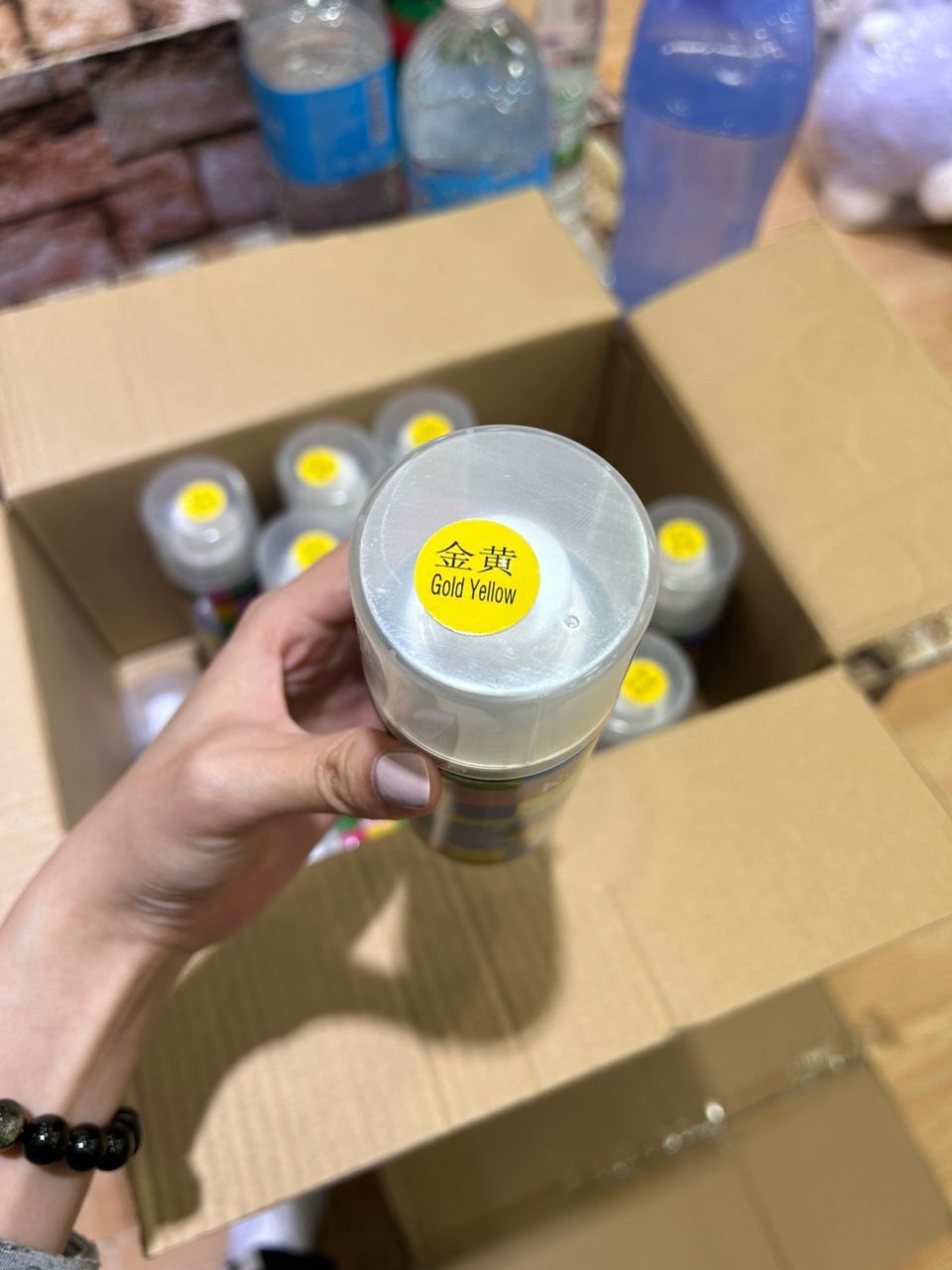 Kingyes color hair spray - Gold Yellow