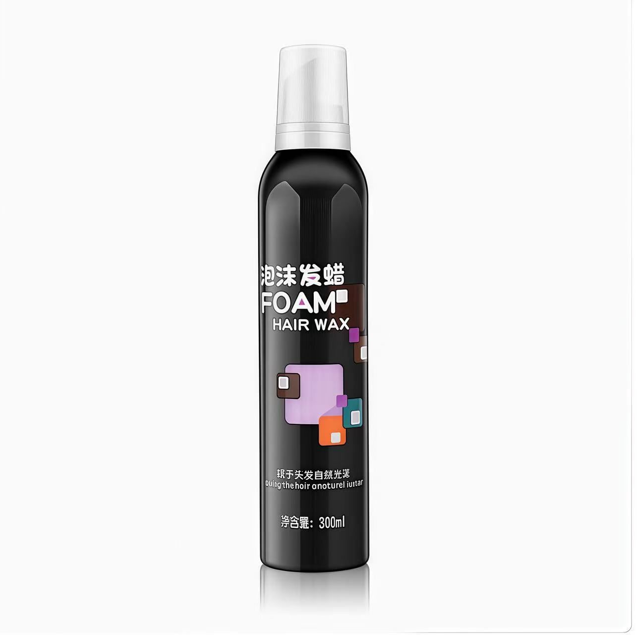 SHEYARLOU Hair Foam Wax 300ml, #: black