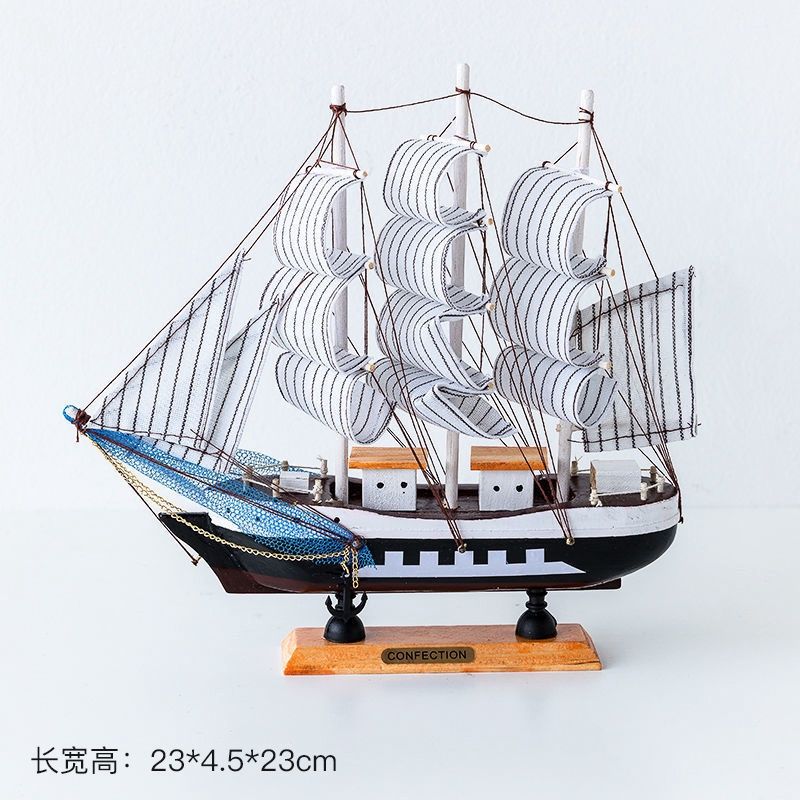 Shangfu Gift Wooden Boat 24cm 66219