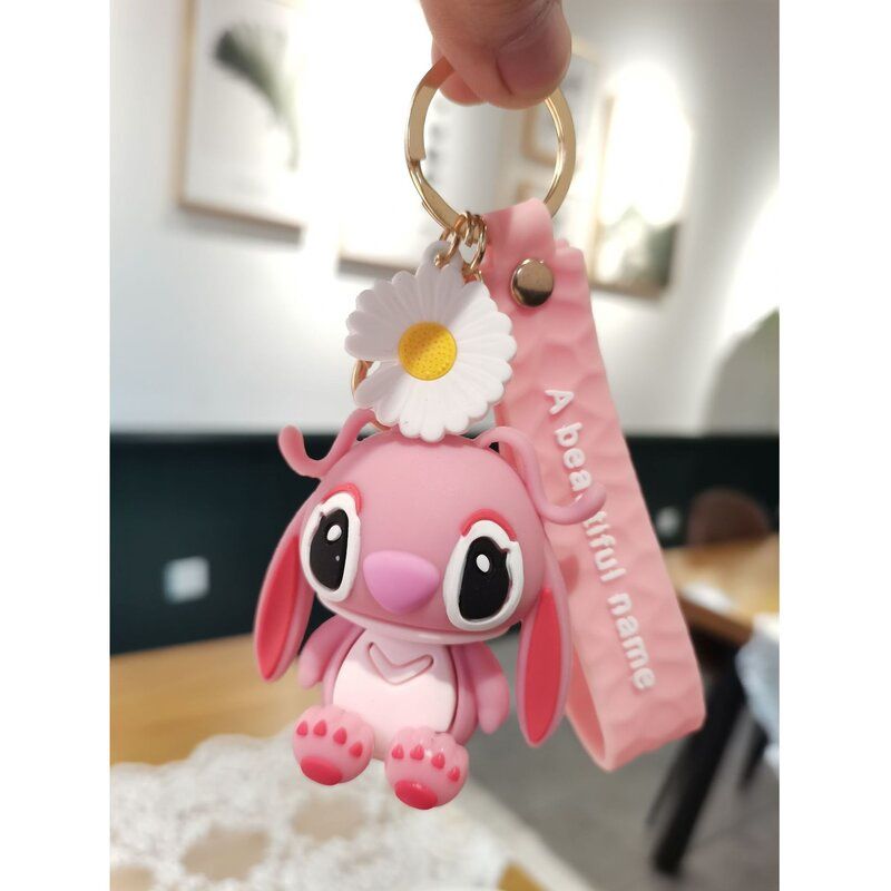Jinwang  Cute Stitch Doll Key Chain: 粉色史迪仔 52074