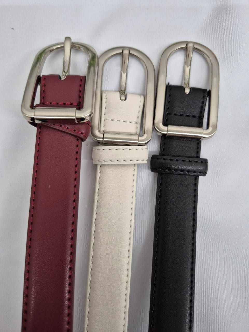 Gubang Cow  Leather Belt  250mm Red 52917