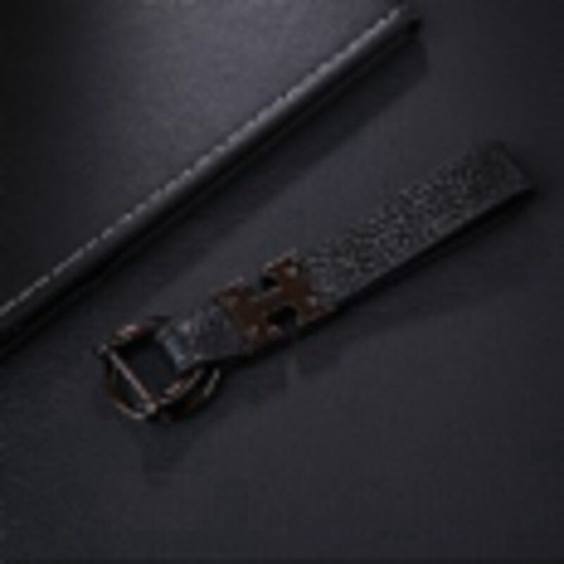 Minigood Letter H leather keychain 字母H真皮钥匙扣 24968