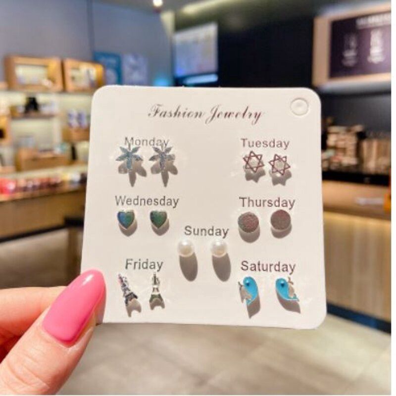 Jai Earrings: 7 Pierce Set - 18 00979