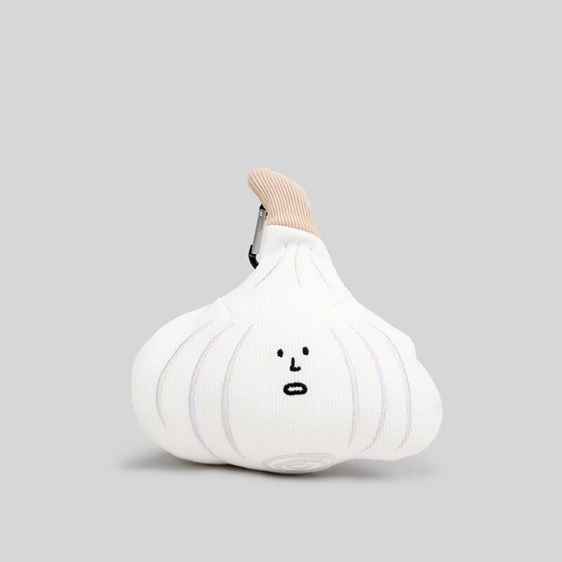 HH 10541 Garlic Plush Pendant Doll Keychain: Garlic - Zip Lock Bag Height: 6*16cm 26286
