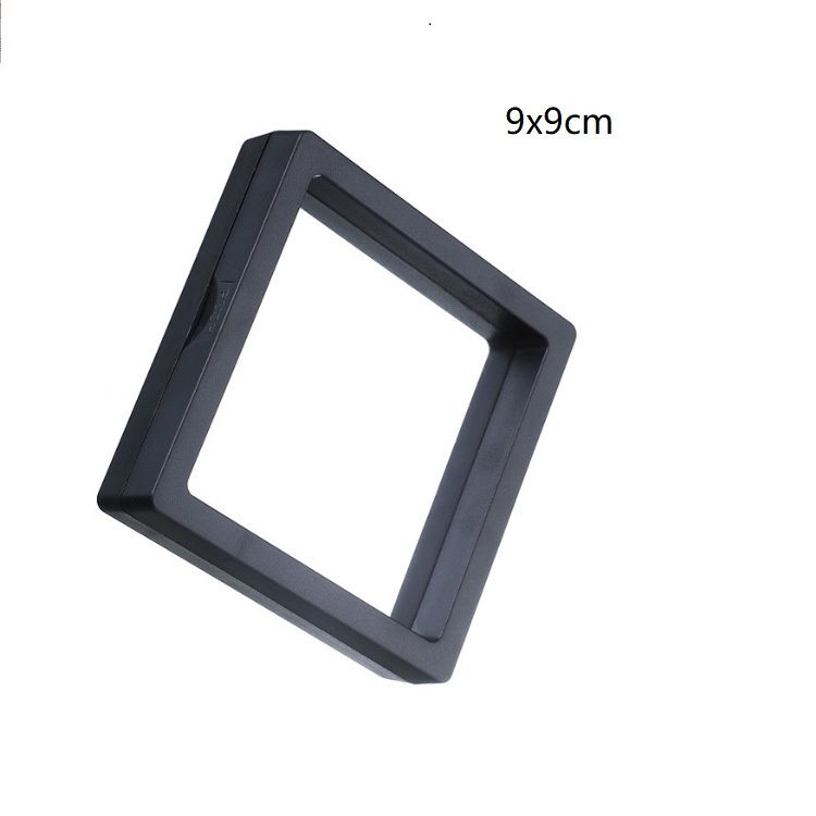 Lulu A510 Anti-oxidation pe film  transparent jewelly box: 9*9 Black 99405