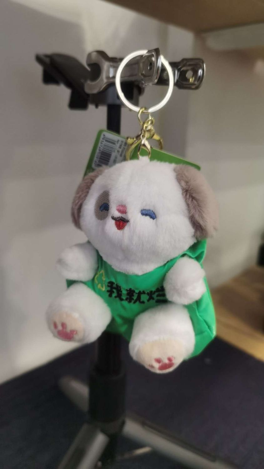 Jiedi 391155# Xiaole color fabric doll buckle key chain 12 09162