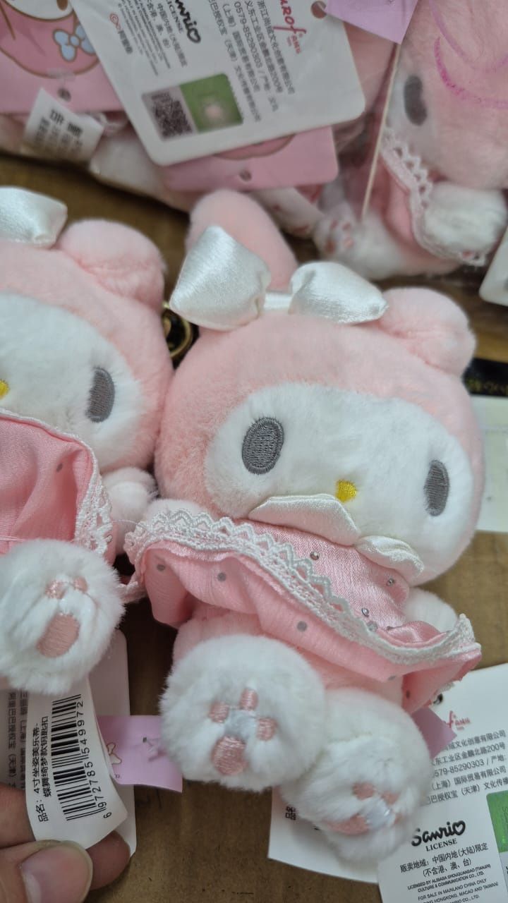 49972 sario keychain pink 4"