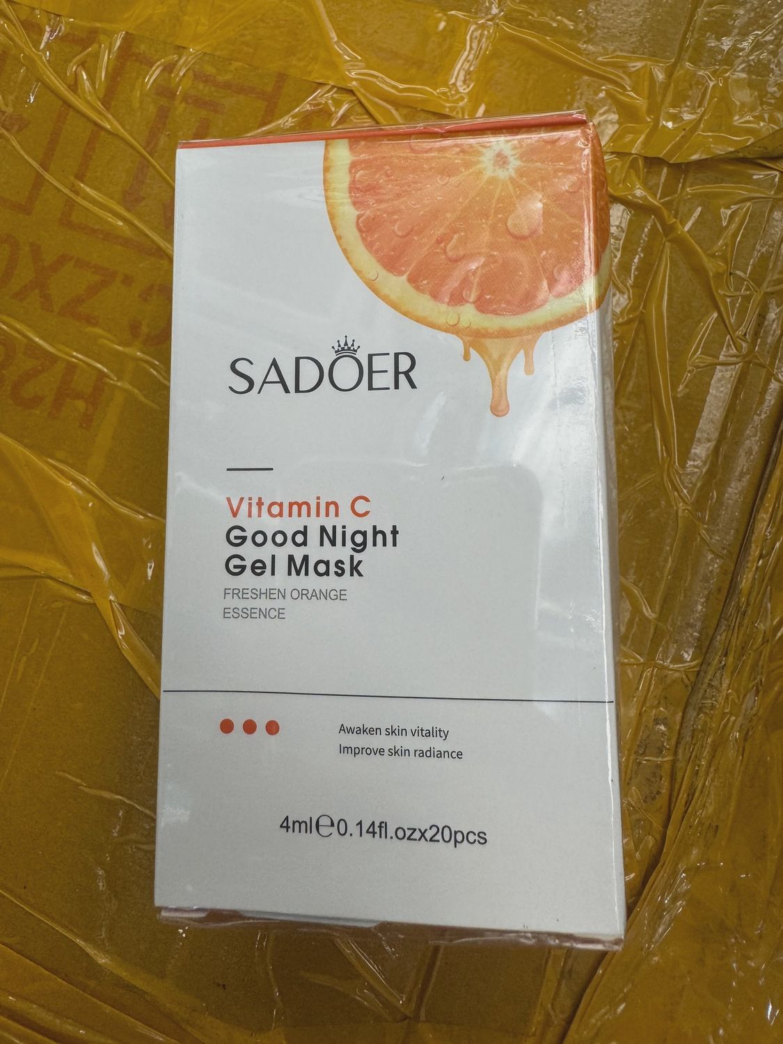 96315 SADOER Vitamin C Night Jelly Mask 4ml x 20 pcs
