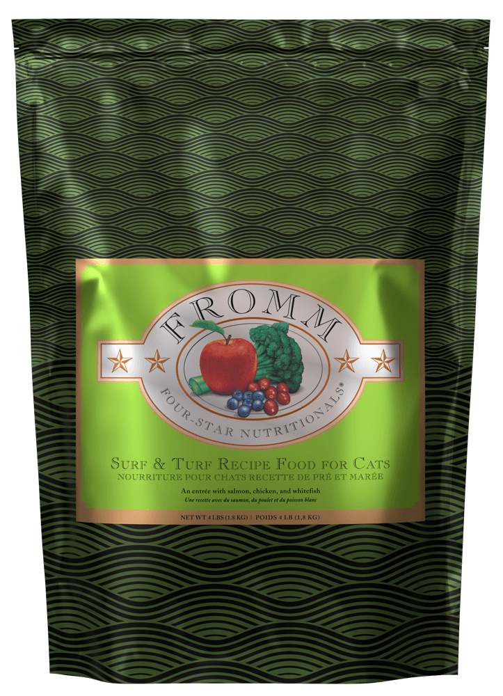 4lb 4 STAR CAT SURF &amp; TURF GRAIN-FREE
