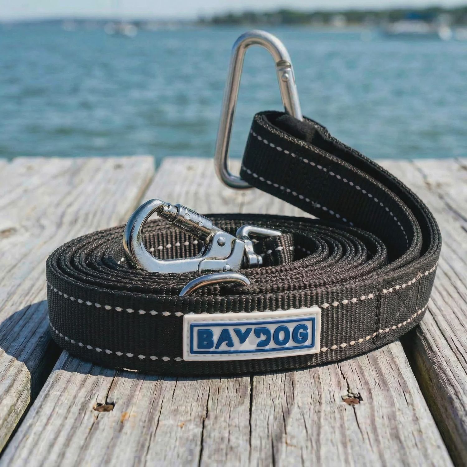 HUDSON LEASH BLACK 6'