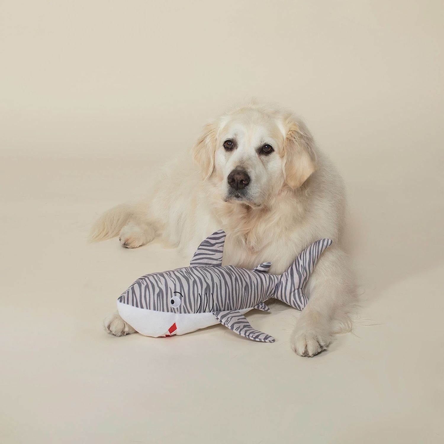 TIGER SHARK LARGE DOG PLUSH