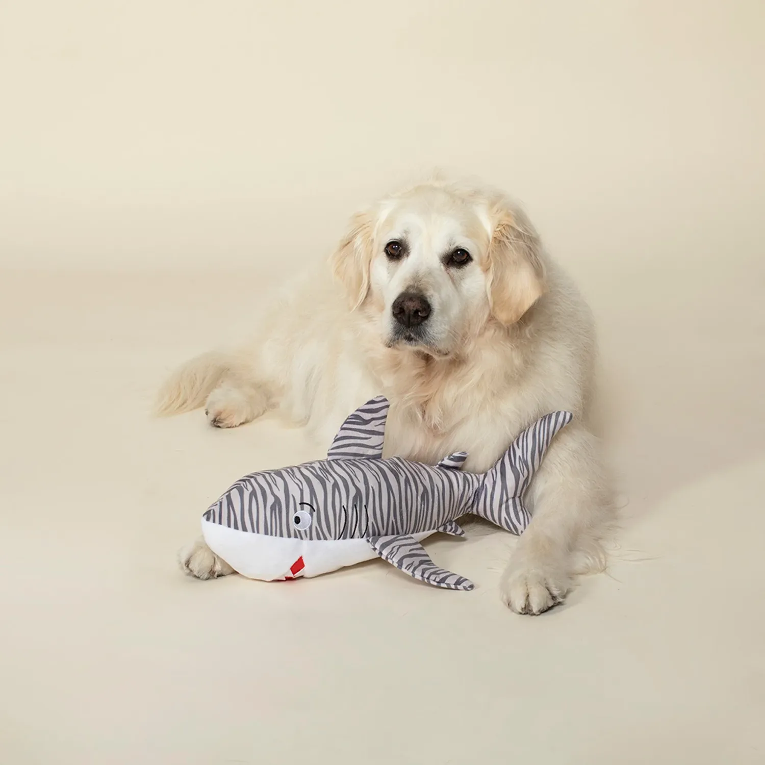 TIGER SHARK LARGE DOG PLUSH