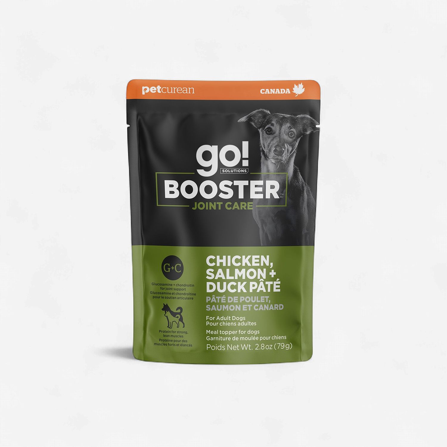 2.8oz Joint Chkn Salm Duck Booster Dog
