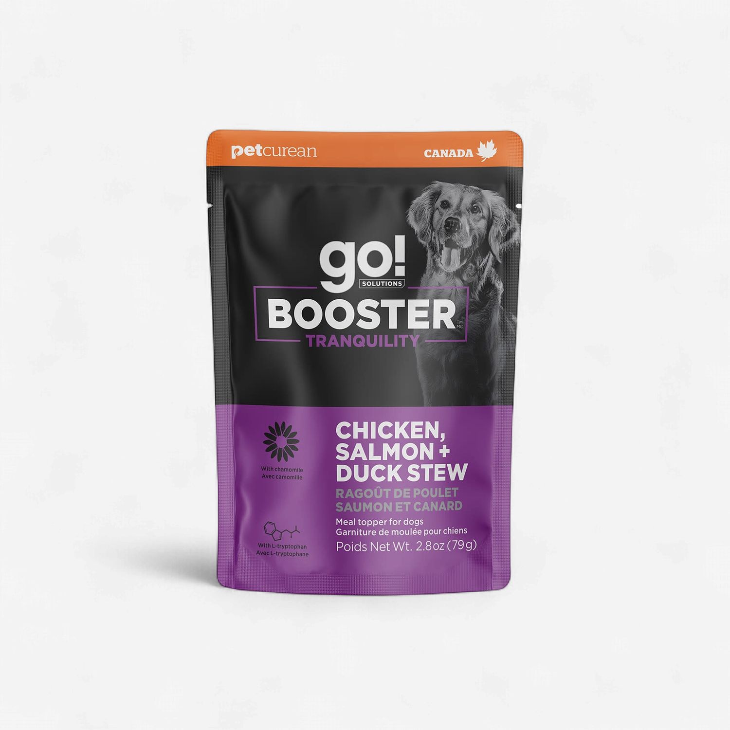 2.8oz Tranquil Chkn Salm Duck Stew Booster Dog