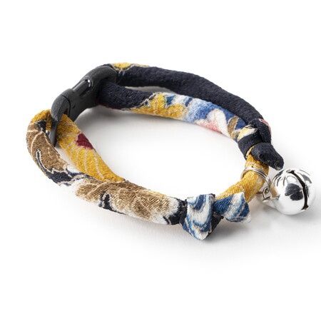 HANABI W/ BELL BLUE CAT COLLAR CHIRIMEN