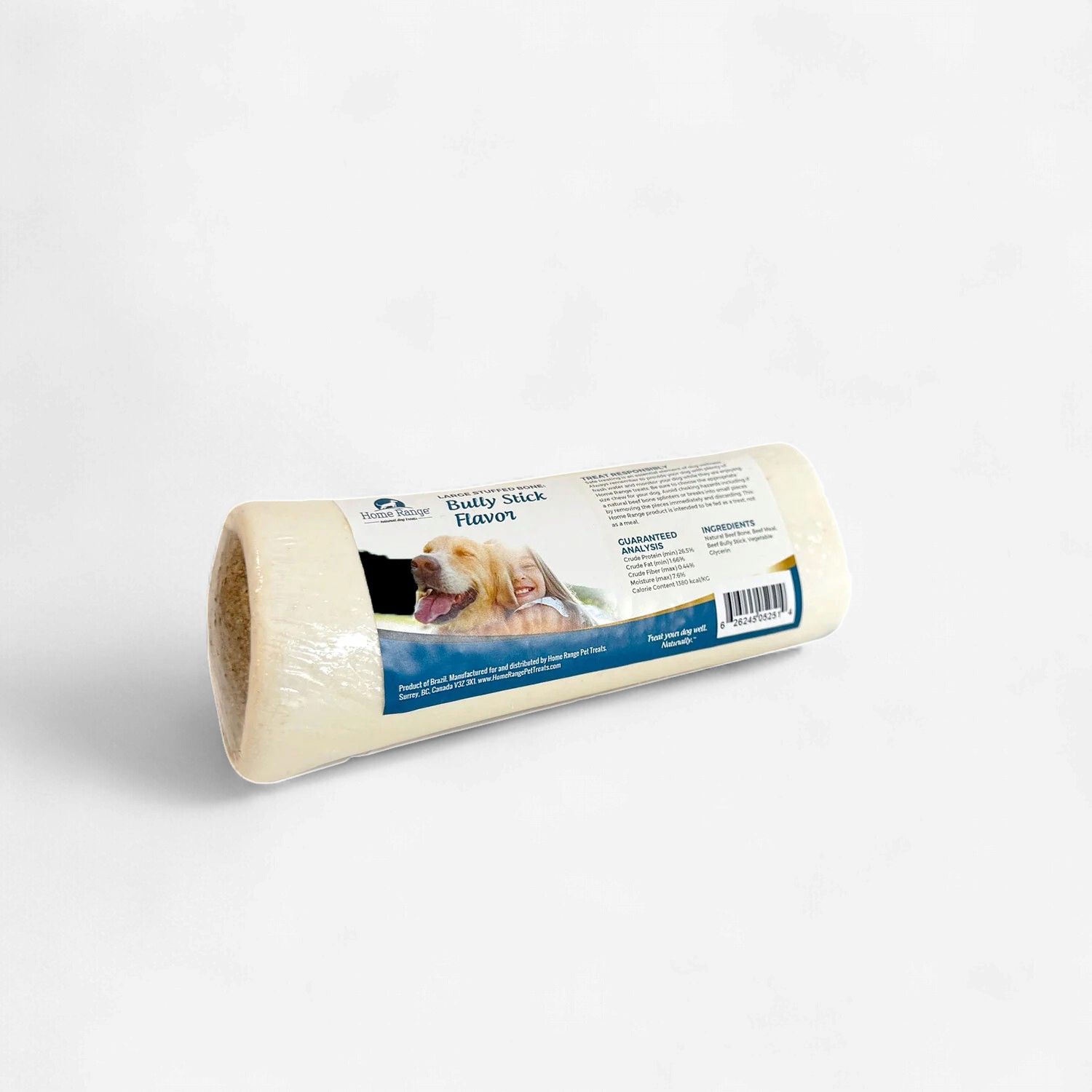STUFFED BONE BULLY STICK SMALL 3-4"
