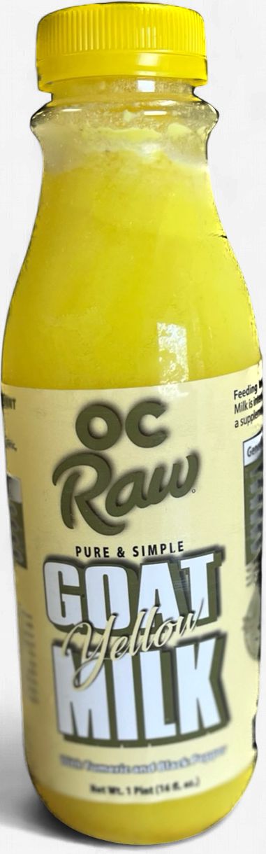 PURE AND SIMPLE YELLOW GOAT MILK 16 OZ