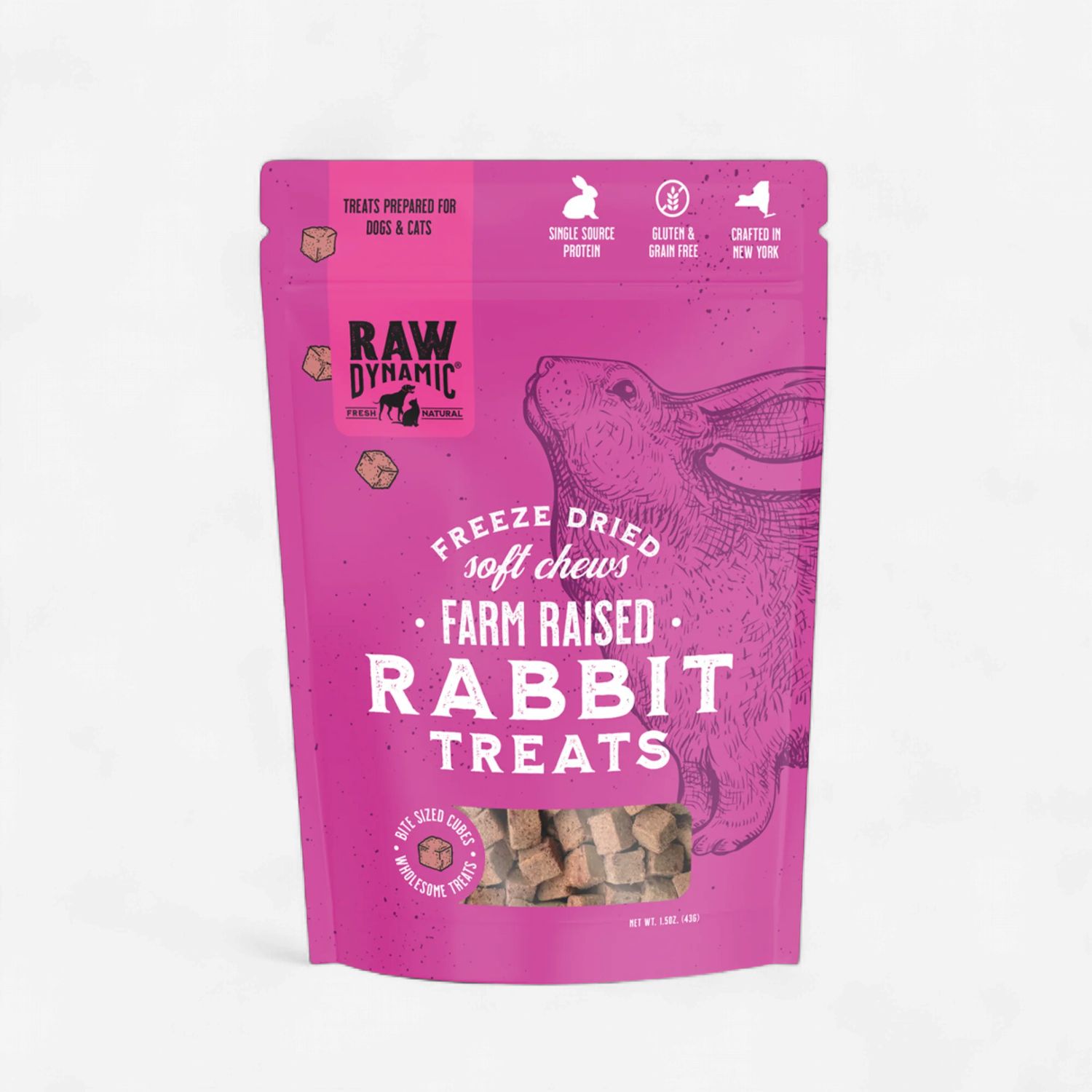 FD TREATS RABBIT 1.5 OZ
