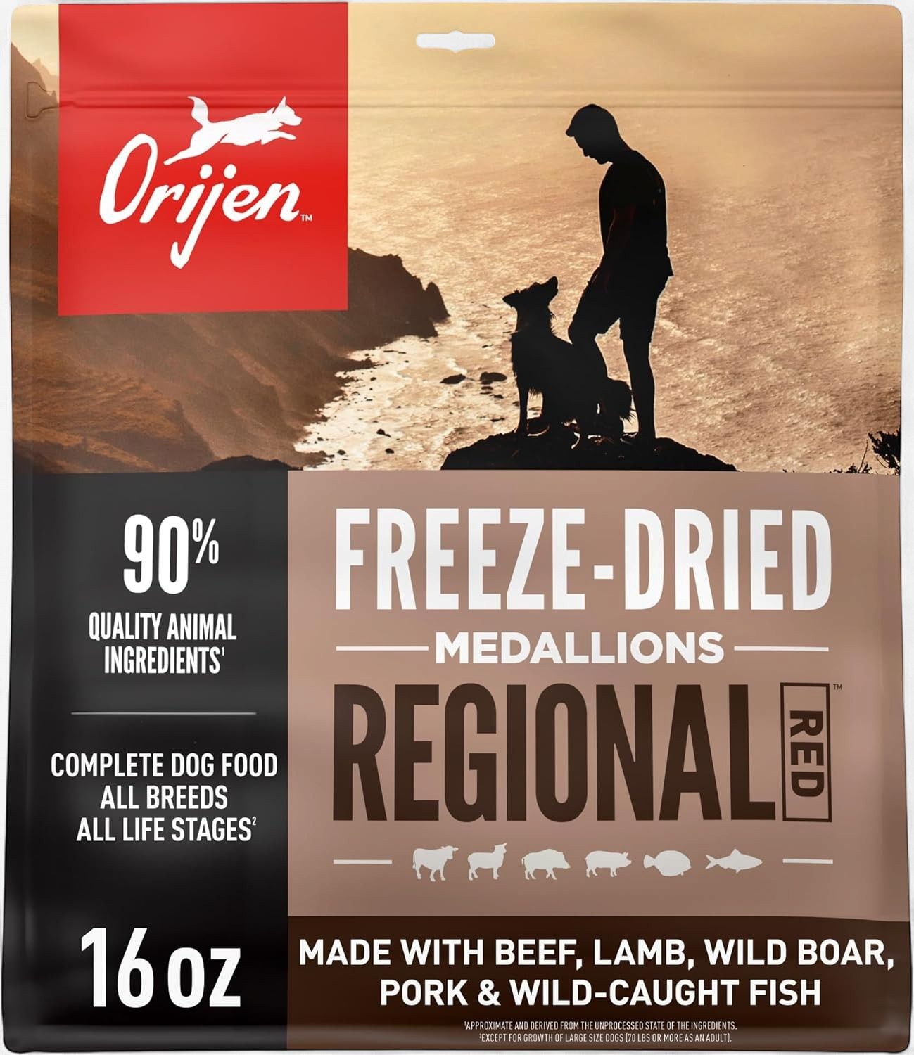16oz FD Regional Red Medallions