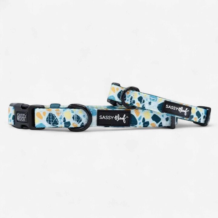 Blue Terrazo Collar