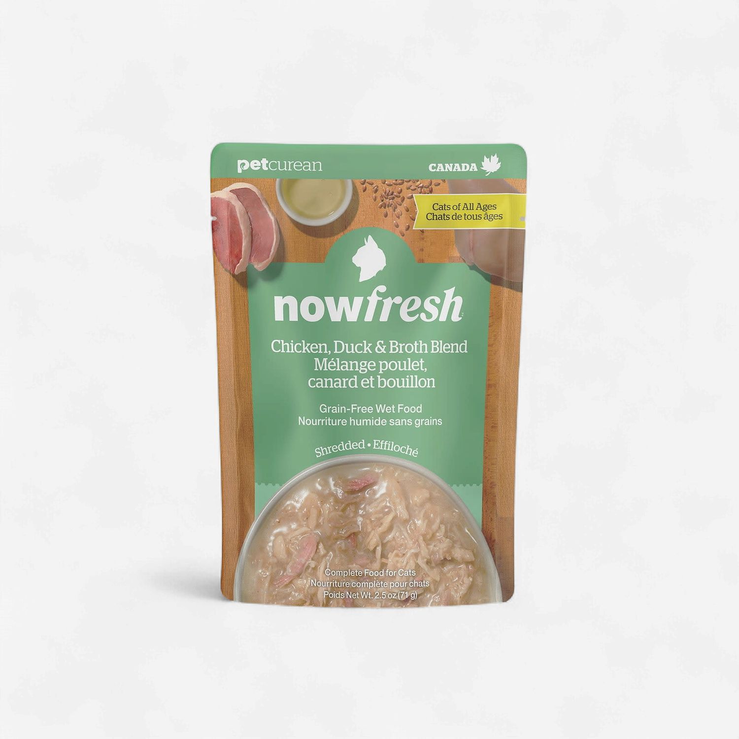 2.5oz Now Fresh Chkn, Duck &amp; Broth GF Wet Cat Food