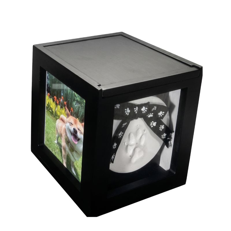 BMF1 Sliding top urn cube on swivel base