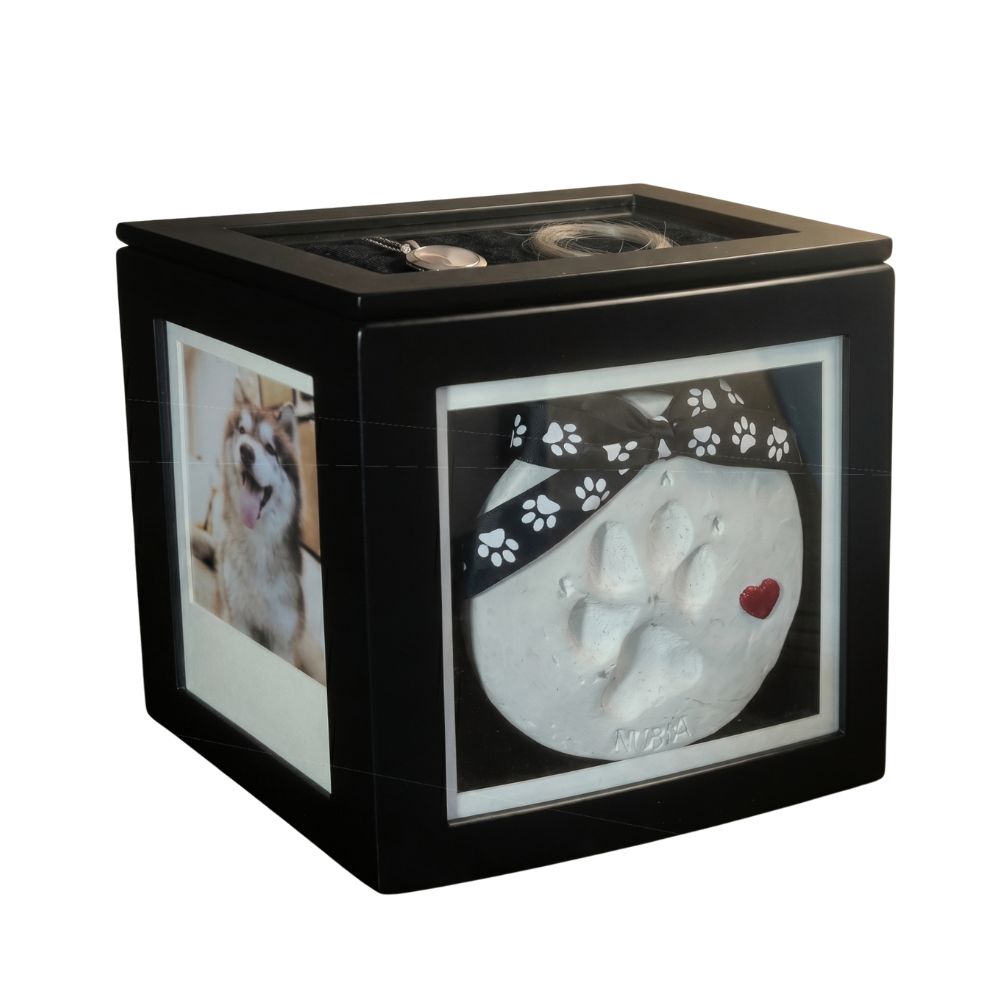 BMF3 Storage keepsake urn box with collar tray BMF3 Storage keepsake urn box with collar tray