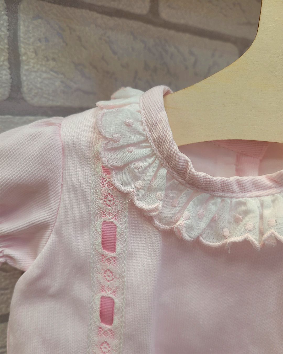 Conjunto Reborn Rosa con Pasacintas