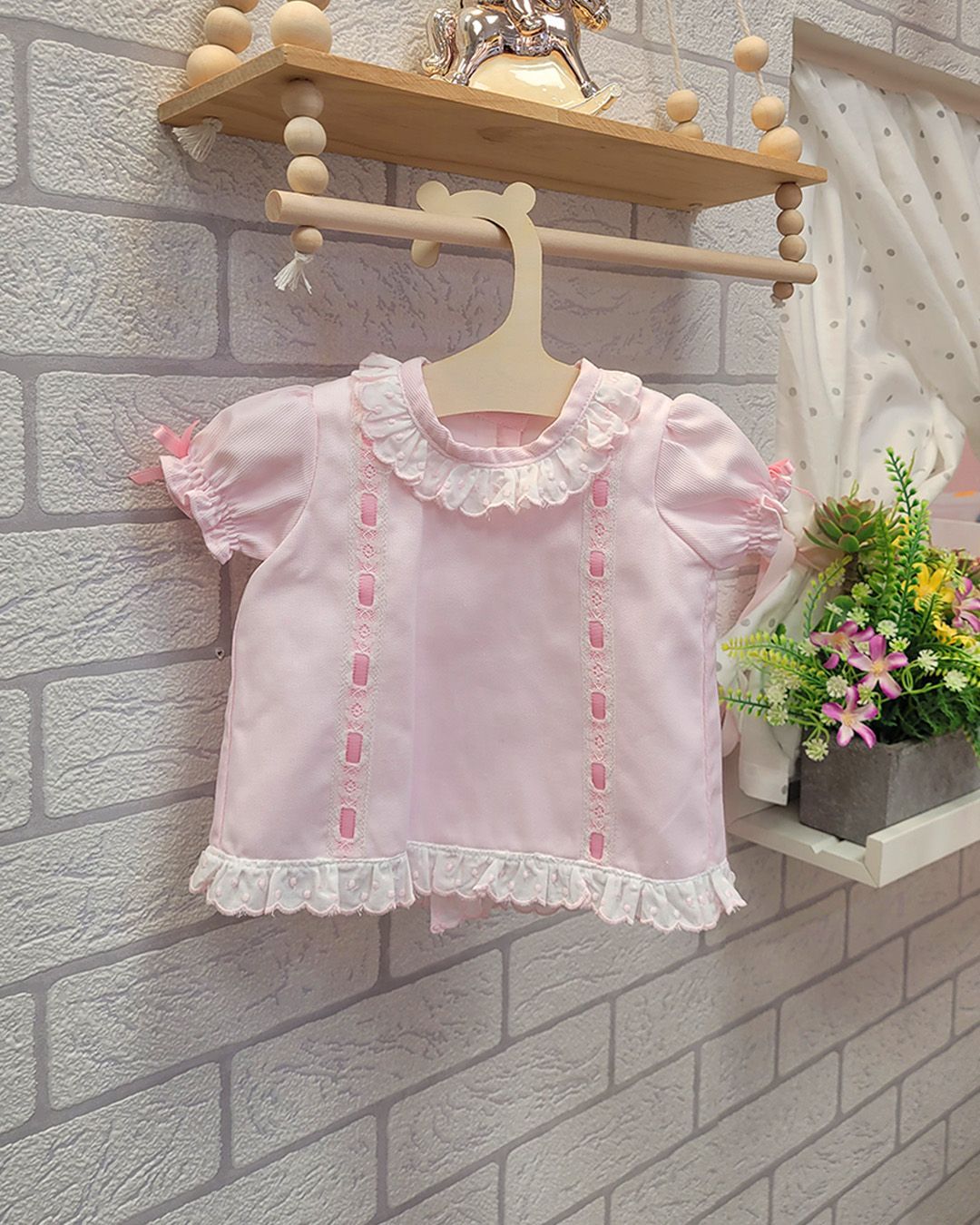 Conjunto Reborn Rosa con Pasacintas