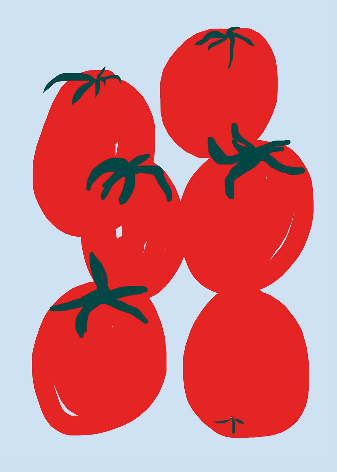 Plakat 'Czerwone Pomidory'