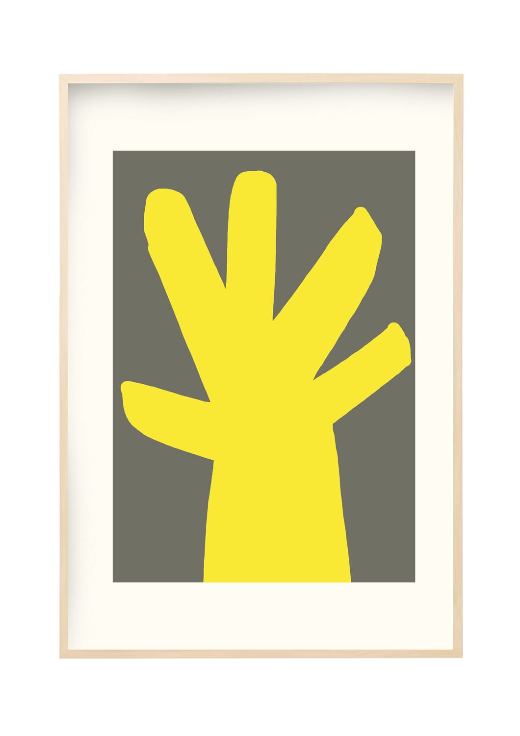 Plakat 'Hi5 yellow'