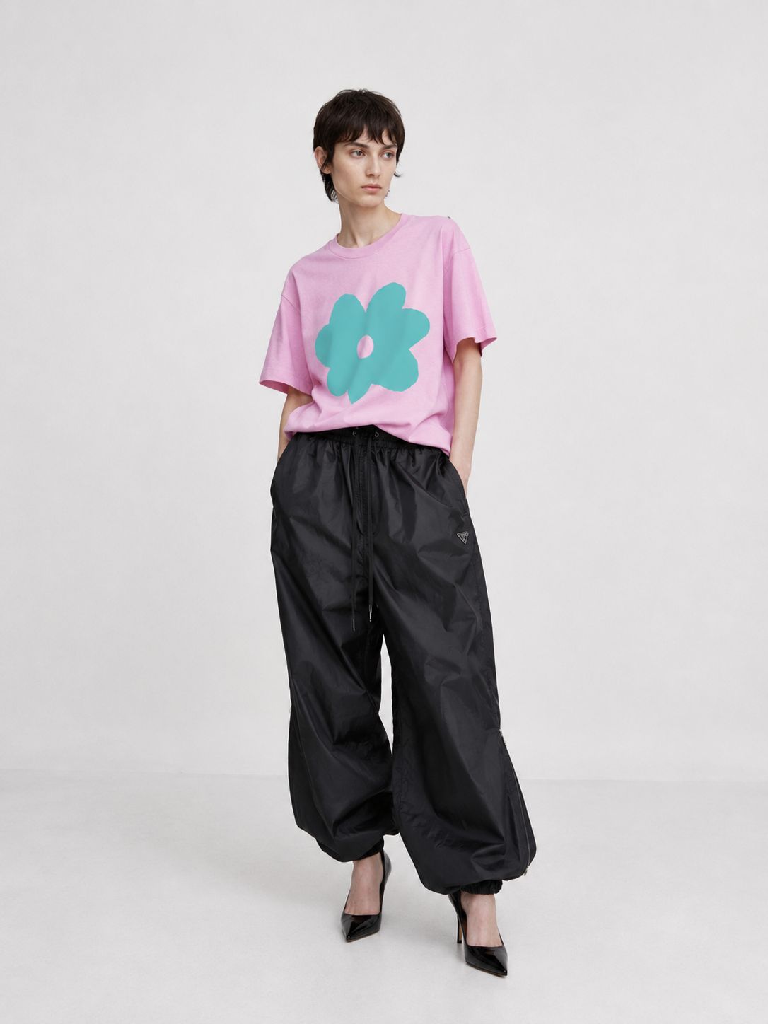 KUTA HOUSE T-shirt 'Pink Flower'