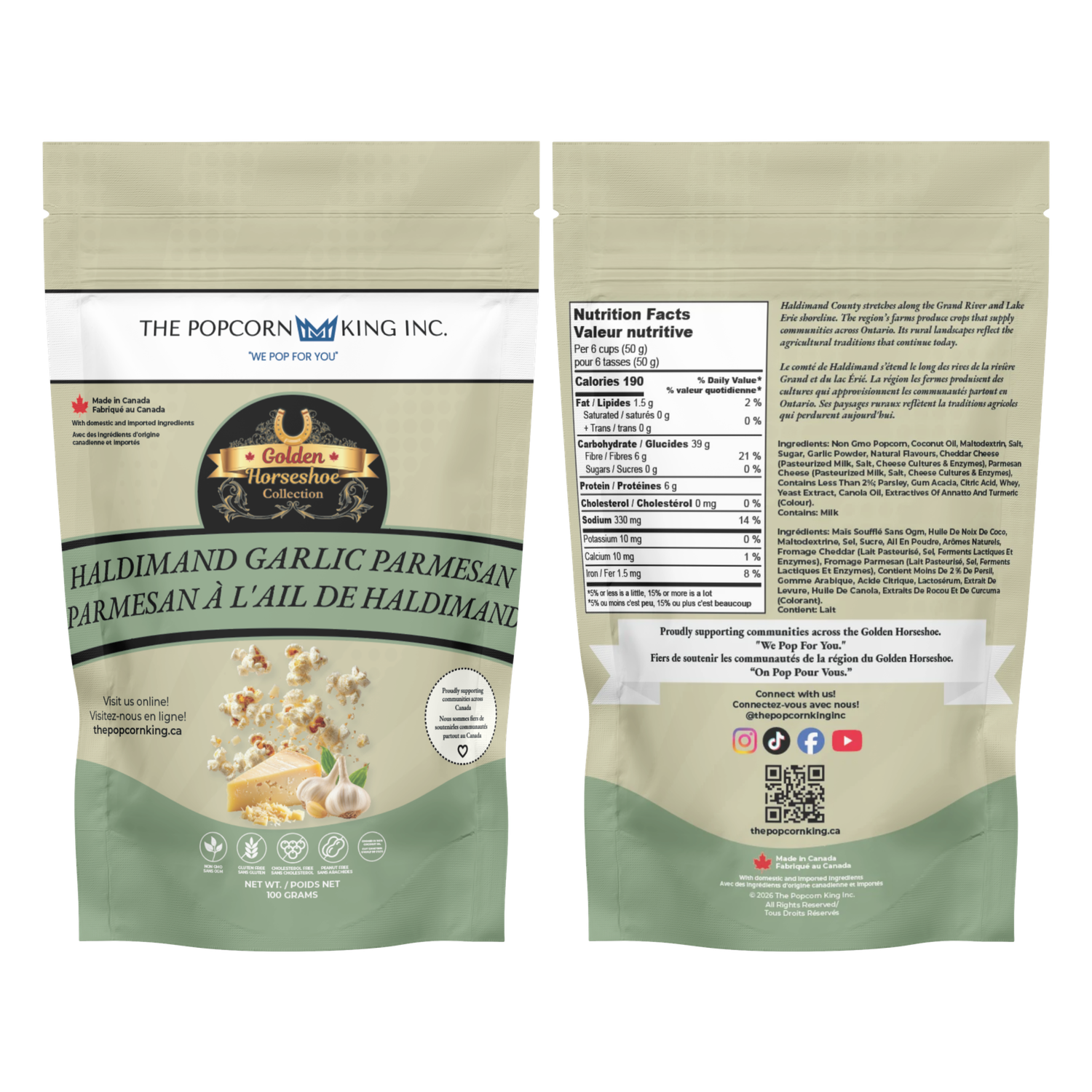 Haldimand Garlic Parmesan