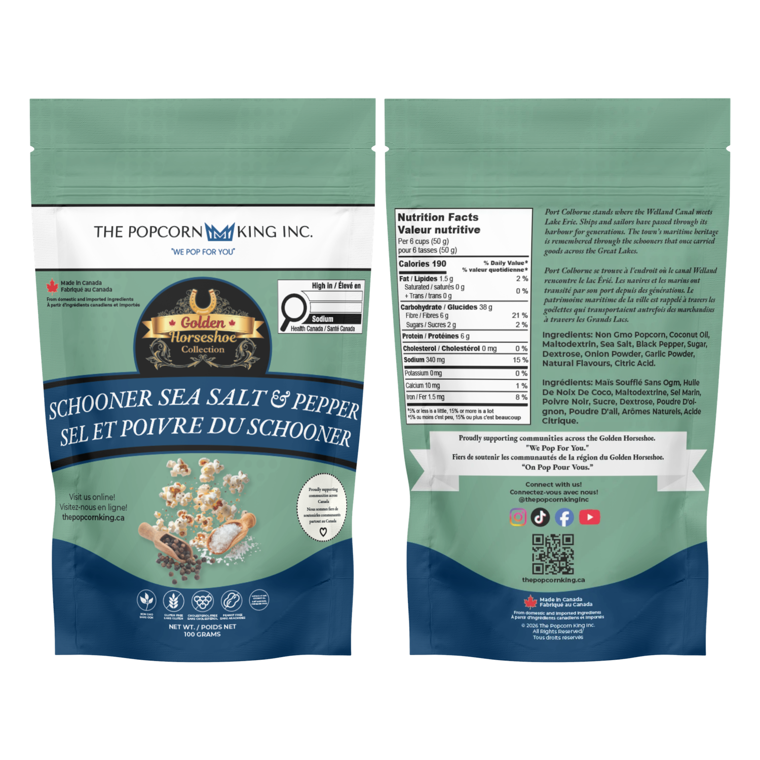 Schooner Sea Salt &amp; Pepper