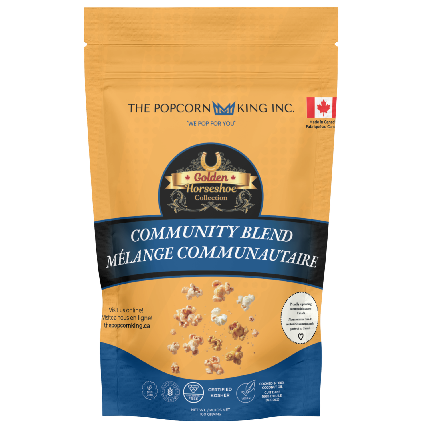 3 Flavour Popcorn Bundle - "We Pop For United Way Golden Horseshoe"