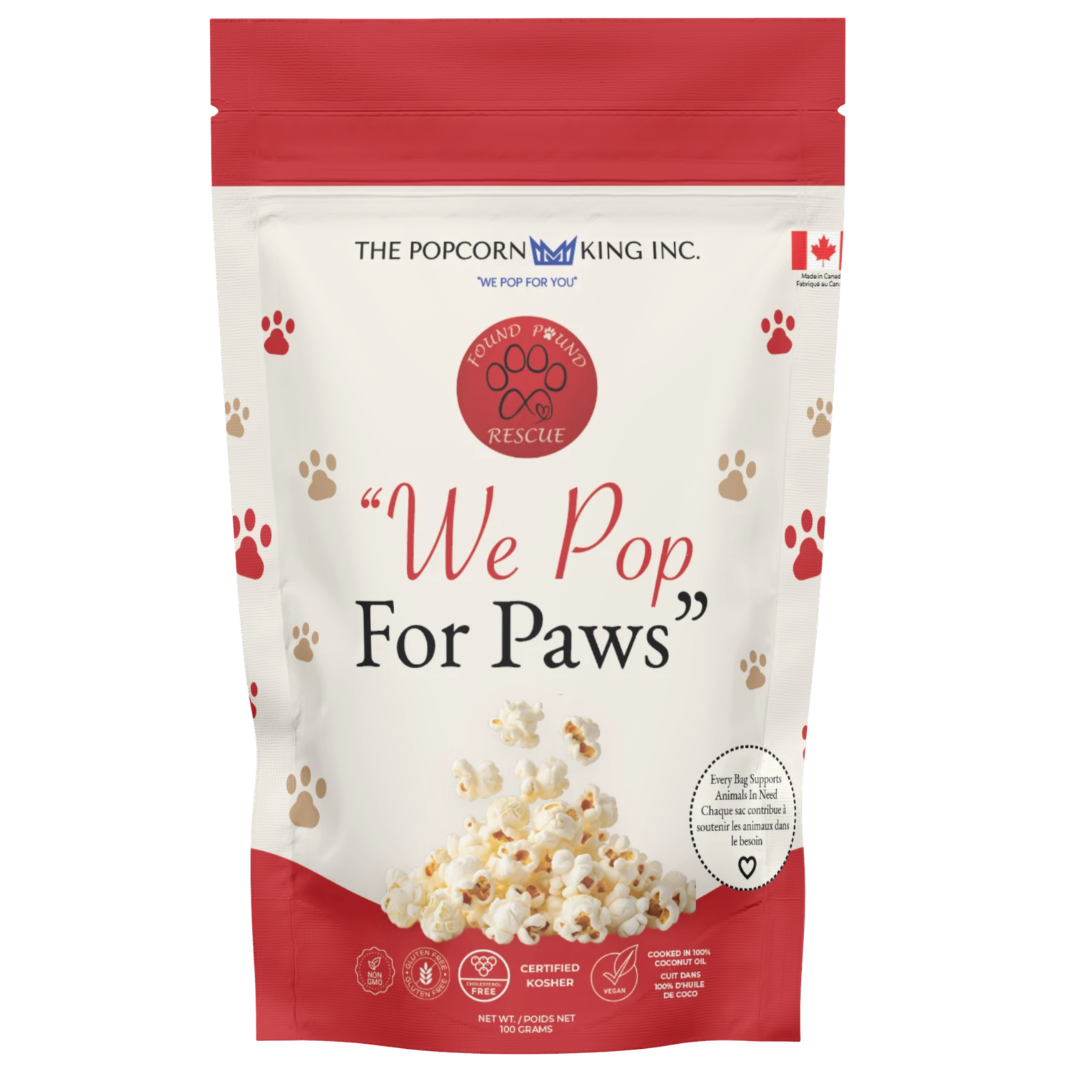 3 Flavour Popcorn Bundle - "We Pop For Paws"
