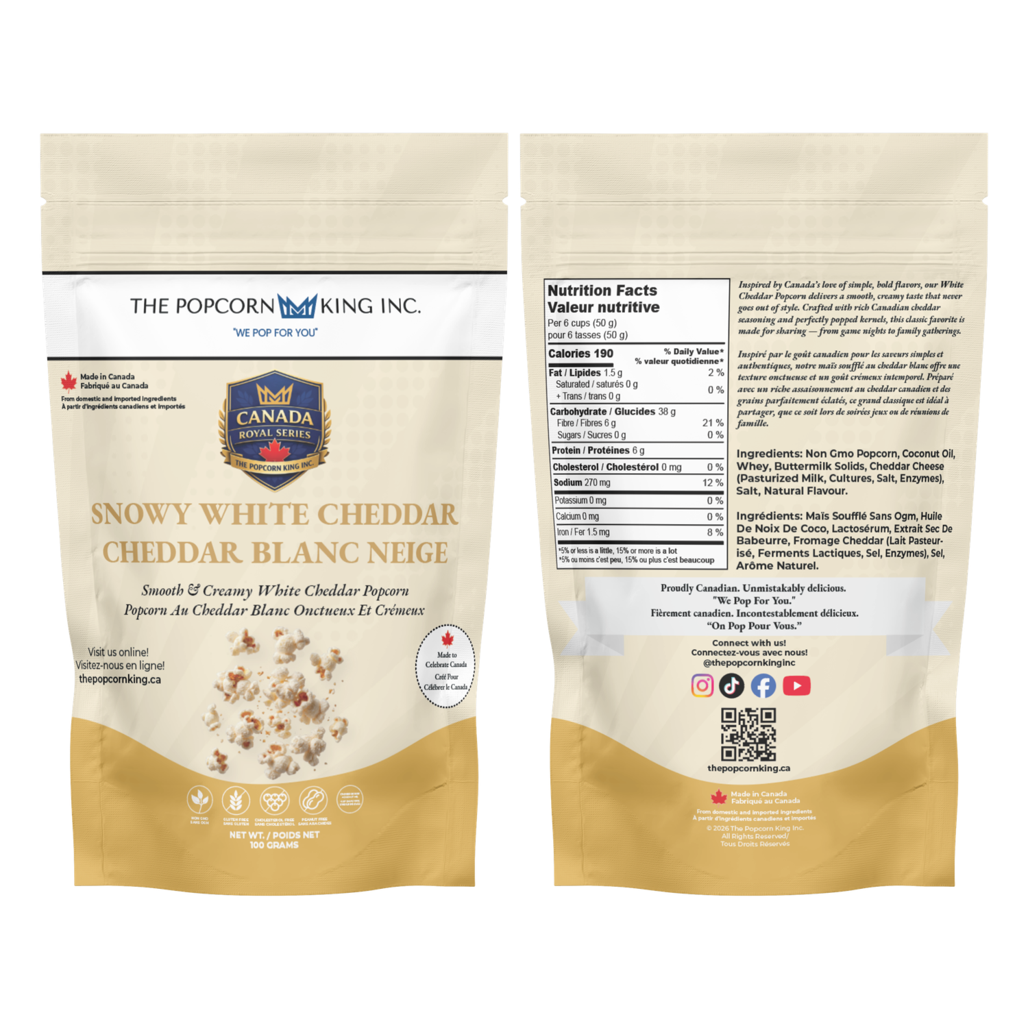 Canada Royal Series "Snowy White Cheddar"