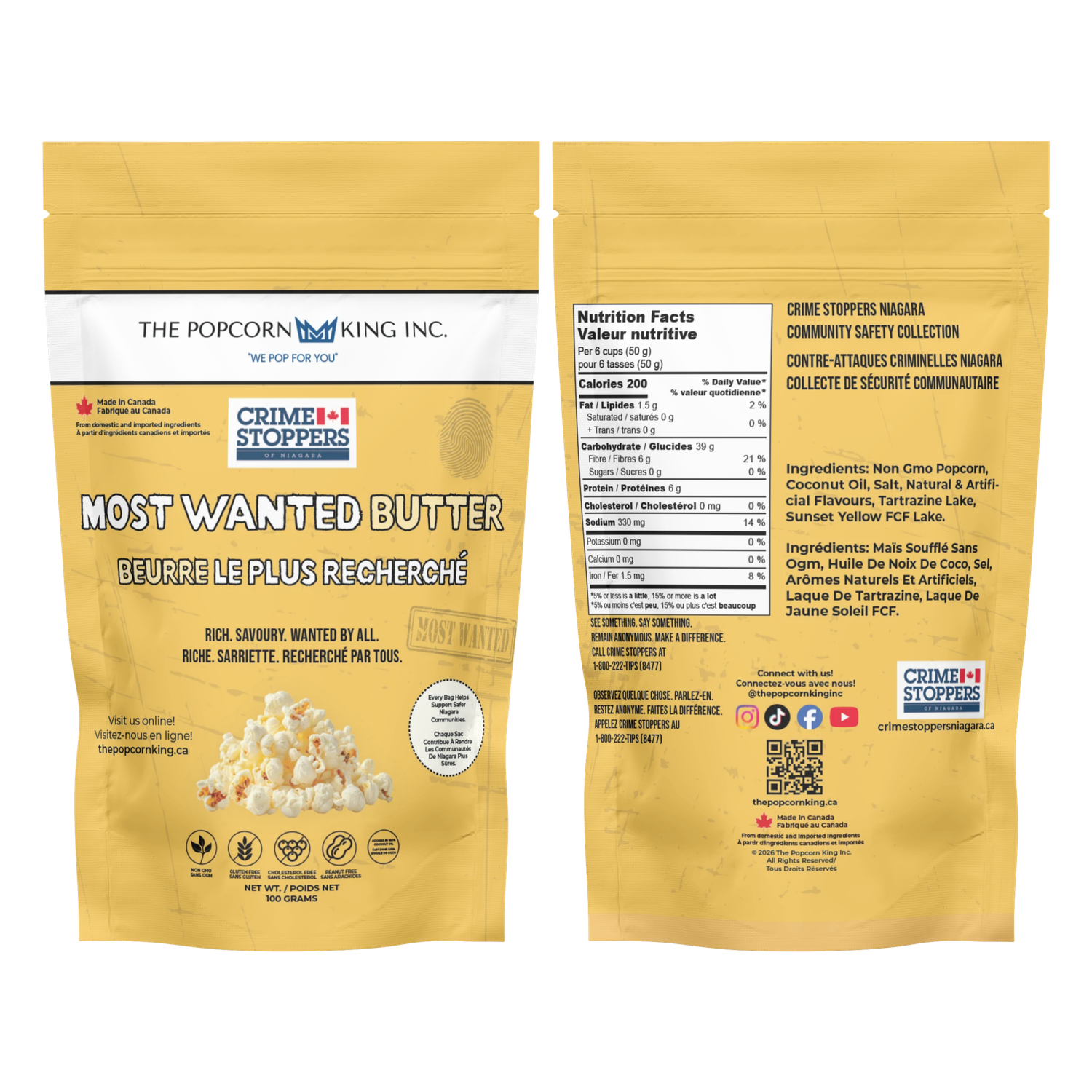 Most Wanted Butter - "Crunch Out Crime" Collection