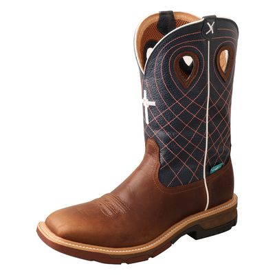 12" AT Cross Western Work Boot