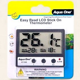 Easy Read LCD Thermometer Stick On Glass