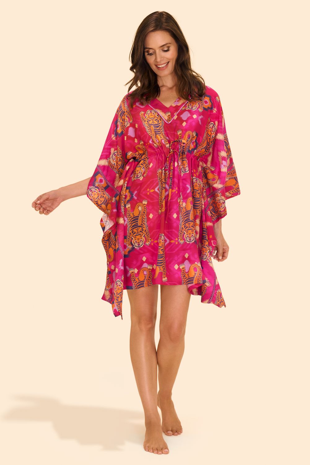 Kaftan Ikat tigre