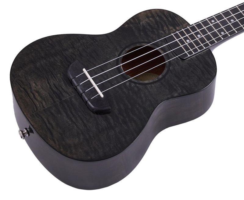 Czarne ukulele koncertowe Laila UDW-2313-FO HG