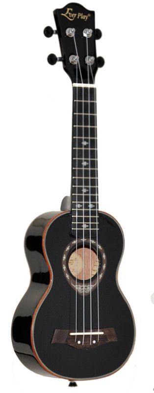 UKULELE SOPRANOWE EVER PLAY LA3-21 BK CZARNE