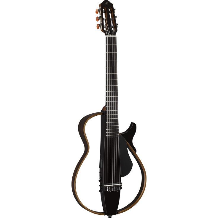 Gitara e/klasyczna 4/4 yamaha silent slg200n trans black — Salon Muzyczny ELKA