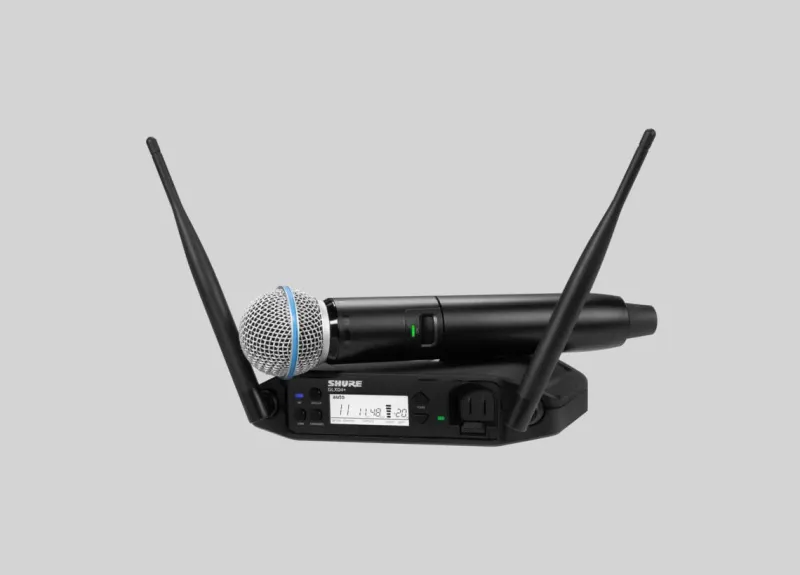Shure GLXD24+/B58-Z4 — cyfrowy zestaw bezprzewodowy Dual Band
